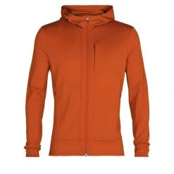 Icebreaker Shirts and sports bras Men's Quantum III Long Sleeve Zip Hoodie -Icebreaker Sales Shop 0A59JX070 spice