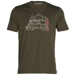 Icebreaker Shirts and sports bras Men's Merino Tech Lite II Surfspot Camper T-Shirt
