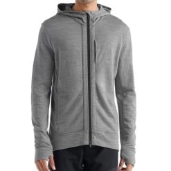 Icebreaker Shirts and sports bras Men's Quantum III Long Sleeve Zip Hoodie -Icebreaker Sales Shop B01529
